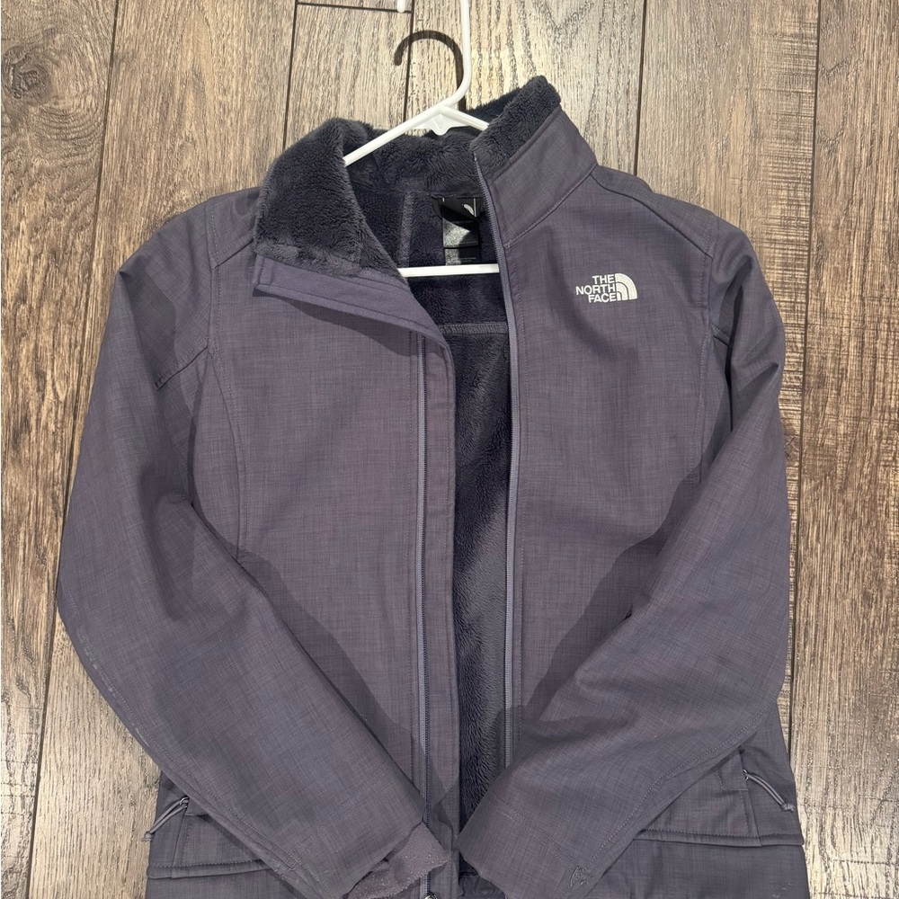 The North Face Charcoal Softshell Jacket
